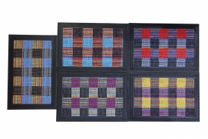 COVORAS INTRARE TEXTIL MULTICOL 40X60 CM - Img 2