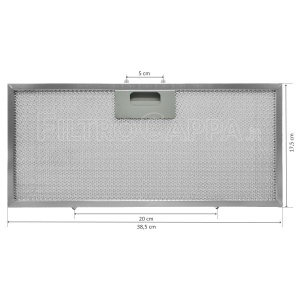 Filtru metalic antigrasime hota Whirlpool, Indesit