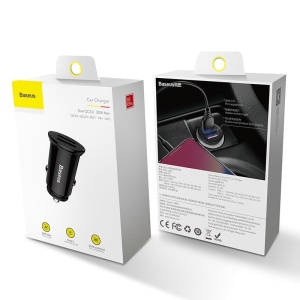 Incarcator Baseus Circular QC 30W, negru - Img 11