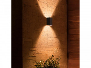 RESONATE HUE WACA WALL LANTERN BLACK 2X8 - Img 2