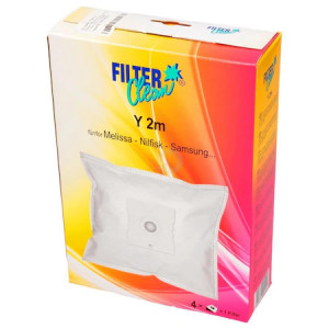 Sac aspirator Y2m 4buc + 1 filtru de motor + 1 microfiltru Samsung, Philips, LG, Daewoo - Img 1