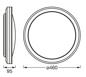 SMART WIFI ORBIS CIRCLE460 RGBTW WTLEDV - Img 2