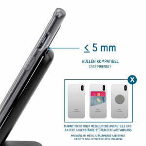 Statie de incarcare ANSMANN Qi 15W verticala - incarcator wireless - incarcator cu inductie - Img 6