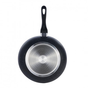 TIGAIE ALUMINIU WOK 30x8 CM, BLACK SAND - Img 2