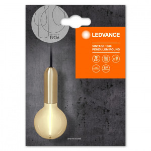 1906 PENDULUM ROUND E27 GD LEDV - Img 1