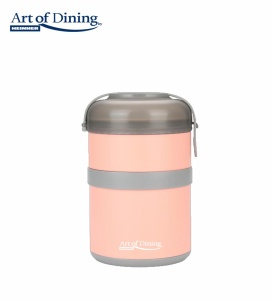 CASEROLA TERMICA DUBLA 920 ML, LOCA, ROZ - Img 3