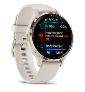 Ceas Garmin Venu 3S, Ivory/ Soft Gold - Img 9