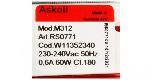 Pompa recirculare apa masina de spalat vase Whirlpool, Indesit, Hotpoint Ariston - Img 4