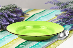 SET 6 FARF.PASTE,CERAMICA 22 GALA GREEN - Img 2