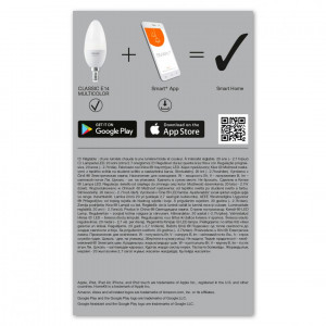 SMARTWIFIB40 4,9W230VRGBWFR E14 FS1LEDV - Img 4