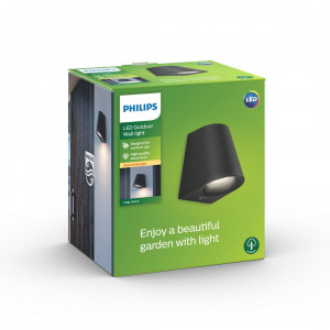 VIRGA WALL LANTERN BLACK 1X3W SELV - Img 3