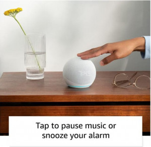 Amazon Echo Dot 5, Boxa cu ceas, Blue - Img 7
