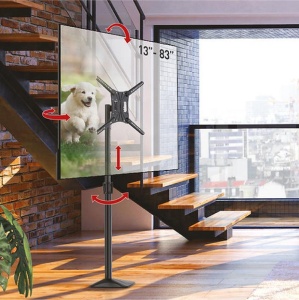 Barkan Fixed Floor Stand TV Mount 13-83" - Img 8