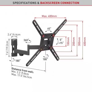 Barkan TV Wall Mount 29"-58" - Img 2