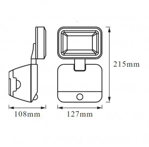 BATTERY LED SPOTLIGHT SINGLE BK LEDV - Img 2