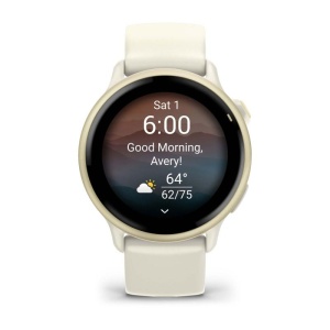 Ceas Garmin vívoactive 6 Bone/Lunar Gold - Img 9
