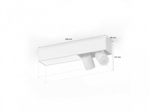 CENTRIS HUE 2-SPOT WHITE SPECIAL FORM - Img 2