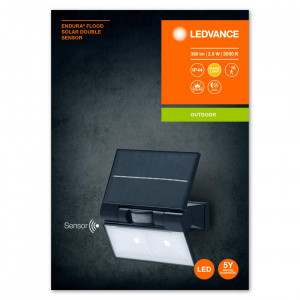 ENDURA FLOOD SOLAR DOUBLE SEN DG LEDV - Img 1