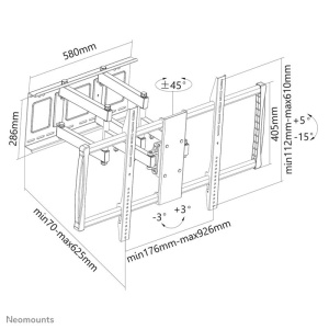 NM Screen TV Wall Mount TiltLFD 60"-100" - Img 8