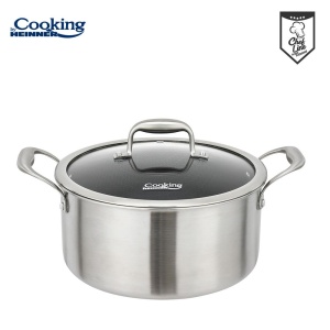 SEMIOALA INOX+CAPAC 28x13CM,7L,TITANIUM3 - Img 1