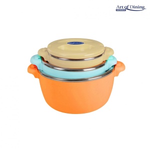 SET 3CASEROLE TERMICE 2+4+6L,BELLY ORANG - Img 10
