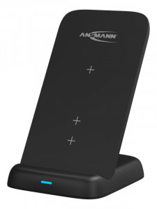 Statie de incarcare ANSMANN Qi 15W verticala - incarcator wireless - incarcator cu inductie - Img 1