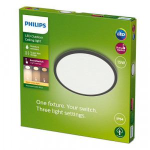 SUPERSLIM CEILING SSW 15W 27K BK. IP54 - Img 2