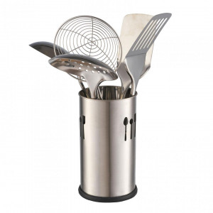 SUPORT USTENSILE INOX,D:10 CM,H:18 CM - Img 2