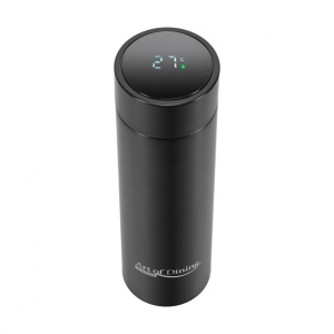 TERMOS INOX 450ML,INDICAT.LED.TEMP NEGRU - Img 2