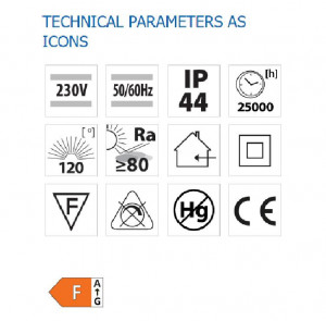 ZOE LED 8W CL IP44 VIVALUX - Img 3