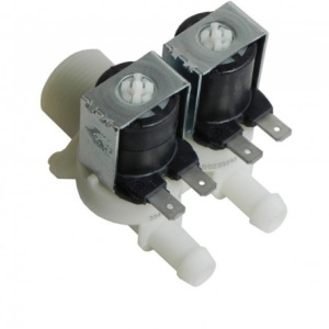 Electrovalva alimentare apa 2 iesiri masina de spalat Daewoo 30023393 - Img 2
