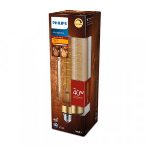 LED CLASSIC-GIANT 40W E27 T65 GOLD DIM - Img 2
