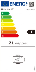 LED TV 24" DIAMANT HD 24HL4300H/B - Img 8