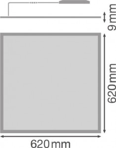 PL PFM DALI 625 40W/4000K LEDV - Img 2