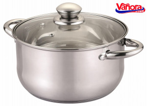 SEMIOALA INOX+CAPAC 24X13CM 5.7L, DORA - Img 2