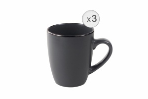 SET 3 CANI CERAMICA, 354 ML, CALYPSO - Img 1