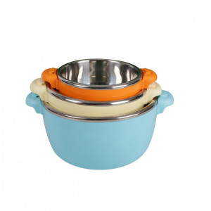SET 3 CASEROLE TERMICE 2+4+6L,BELLY BLUE - Img 5
