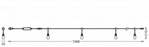 SMART OUTD WIFI STRING RGBW FS1 LEDV - Img 2