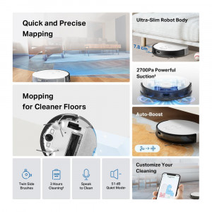 TP LINK ASPIRATOR ROBOT LIDAR RV20 MOP - Img 5