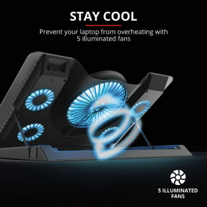Trust GXT 1125 Quno Laptop Cool Stand 17 - Img 6