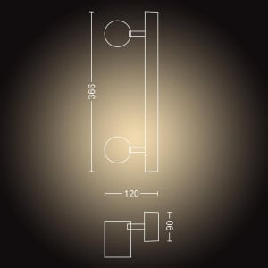 ADORE HUE BAR/TUBE WHITE 2X5W 230V - Img 4
