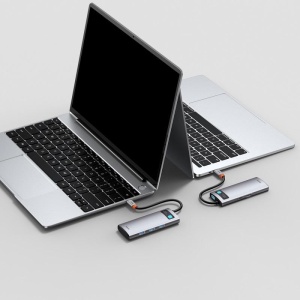 Dock Baseus Type-C Metal Gleam, gri - Img 10