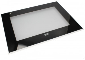 Geam exterior usa cuptor Beko FSE62110DX, FSM.., FSS.., FSG 59cm x 46cm - Img 4
