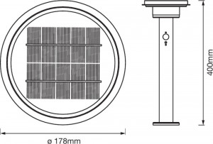 STALP EXT. LEDVANCE LED SOLAR CU SENZOR - Img 5