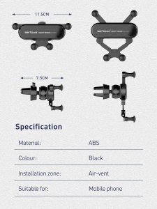 SUPORT AUTO TELEFON GRAVITY SERIOUX CH04 - Img 14