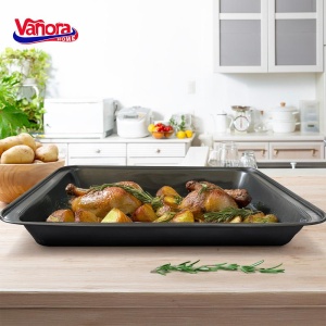 TAVA CUPTOR TEFLON 42X29X5 CM, EASY BAKE - Img 3