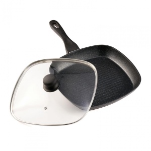 TIG.GRILL ALUM.+CAPAC,28X4CM,BLACK SAND - Img 1