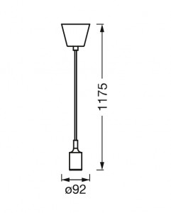1906 PENDULUM BELL E27 BK LEDV - Img 3