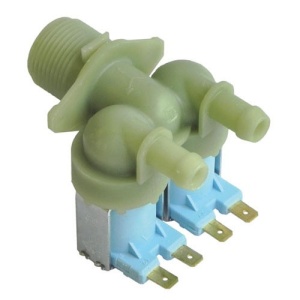 Electrovalva alimentare apa 2-iesiri masina de spalat BEKO WMB61442 2901250100 - Img 3