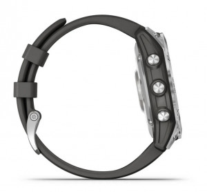 Garmin fenix 7, Silver w/Graphite Band - Img 2